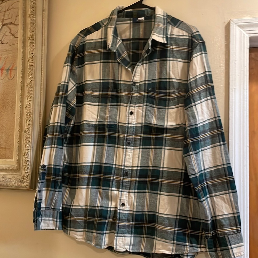 Plaid button down